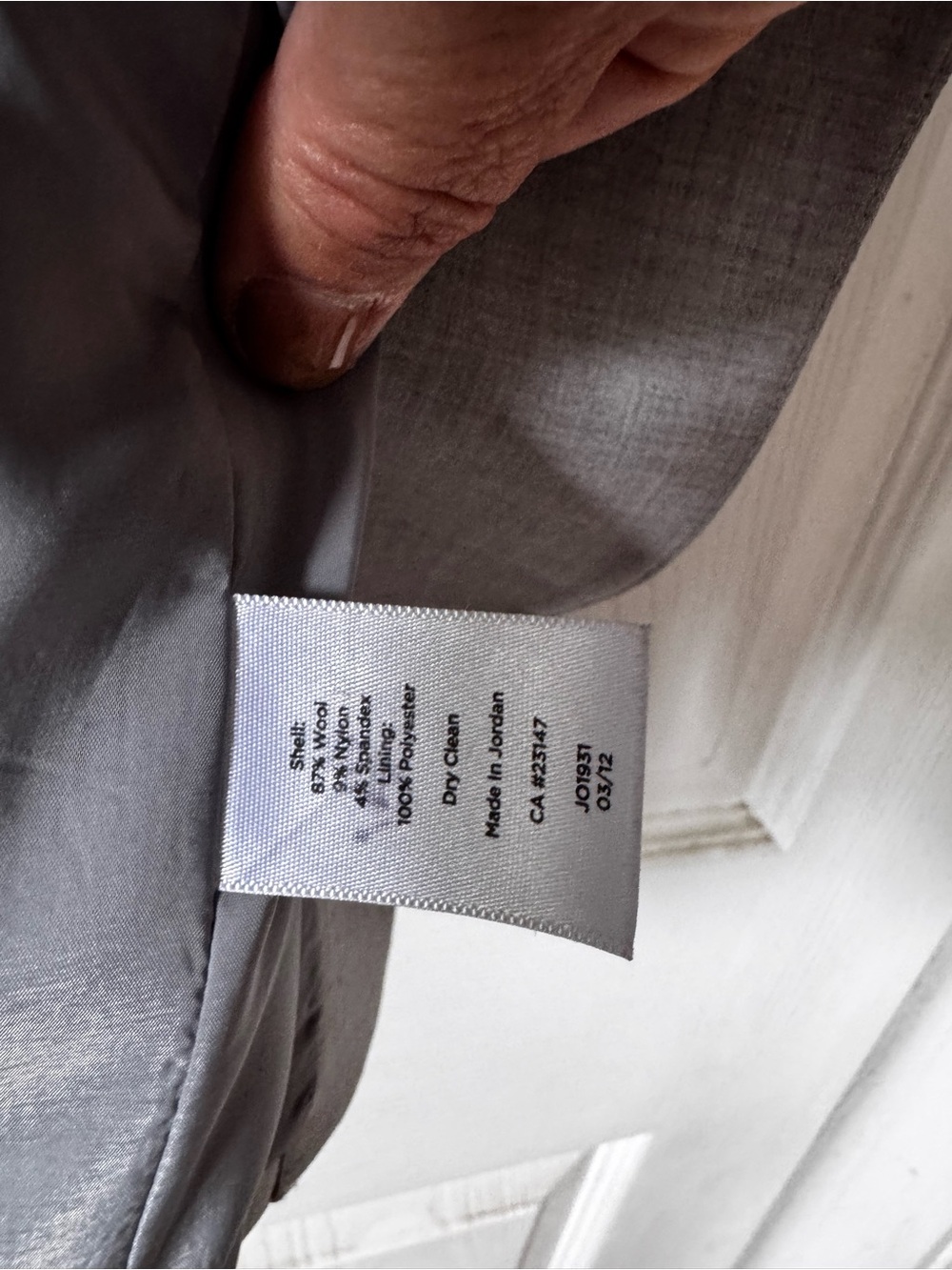 Talbots Gray Women's Blazer Jacket - Picture 5 of 7
